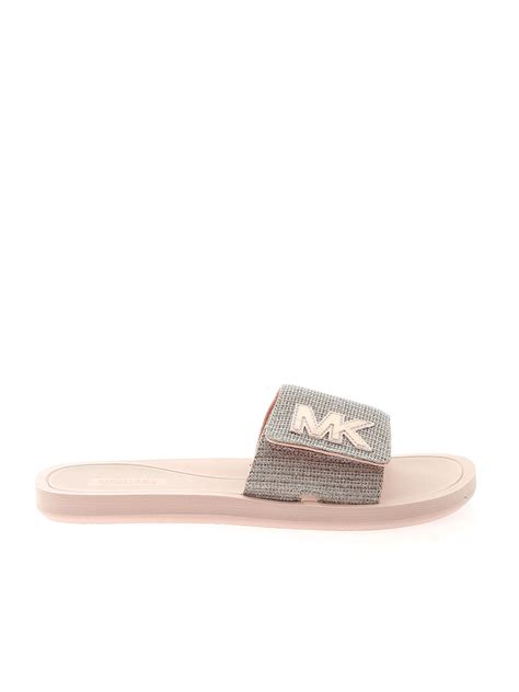 michael kors slippers blauw|michael kors slippers on sale.